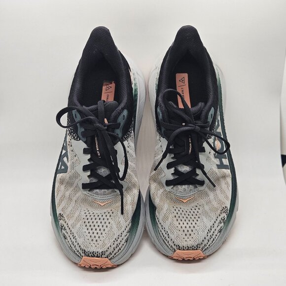 Hoka Challenger 7 Women's Size 7 B Harbor Mist/Spruce Running Shoes pre-owned - Picture 9 of 11